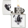 Zippo Classic 29645 — белый мат, рисунок Спазук