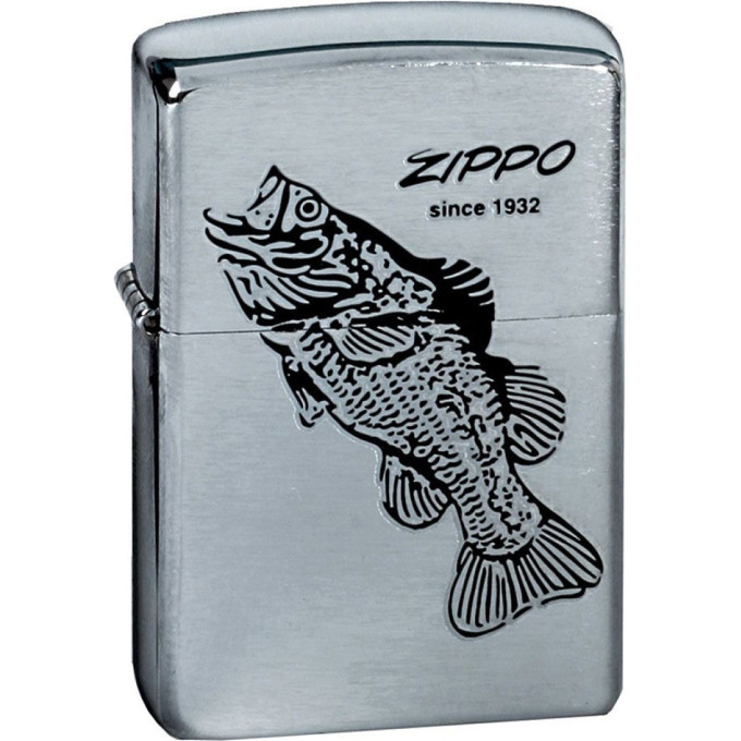 Зажигалка Zippo 200 Black Bass